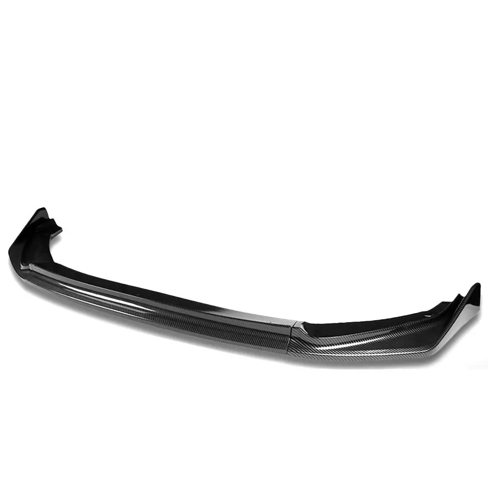 [Carbon Style Look] Front Bumper Lip Chin Guard Body Kit For 14-17 Honda Fit 1