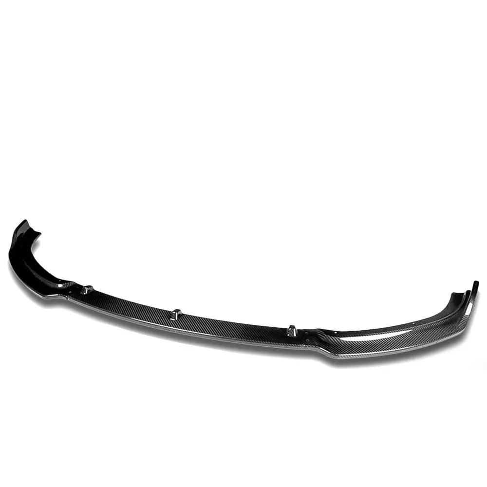 [Real Glossy Carbon Fiber] Front Bumper Lip For 13-19 Bmw F30 F31 F34 Basebumper 1