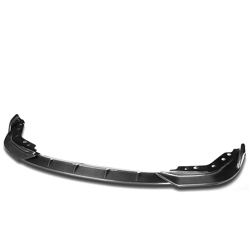 [Real Glossy Carbon Fiber] Front Bumper Lip For 19+ Bmw G20 G28 M-Sport Bumper 1