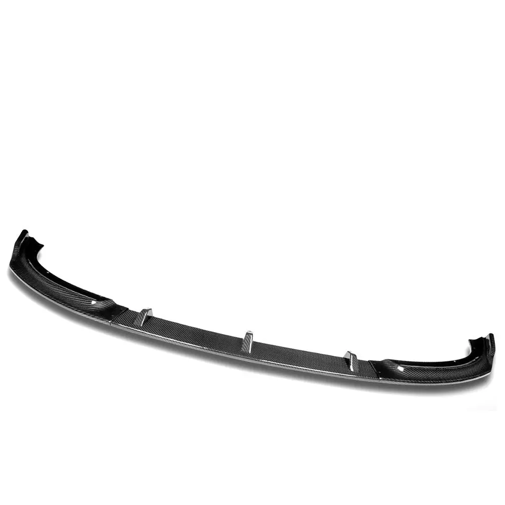 [Real Glossy Carbon Fiber] Front Bumper Lip For 11-13 Bmw E92 E93 Base Bumper 1
