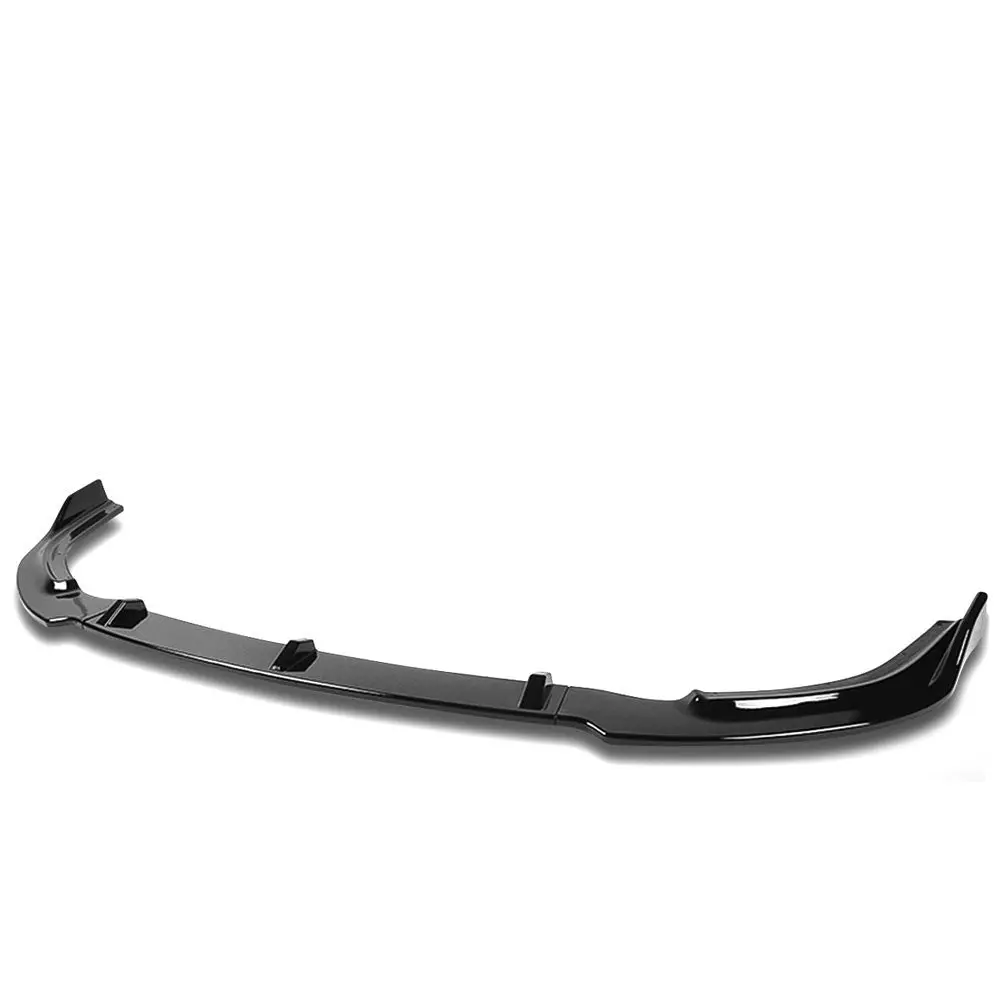 [Painted Gloss Black] Front Bumper Lip Guard For 06-08 Honda Civic 4Dr Sedan Fa 1