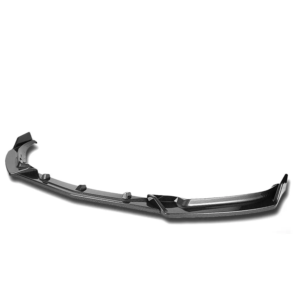 [Carbon Style Look] Front Bumper Lip Chin Guard Body Kit For 14-18 Mazda 3 Bm/Bn 1