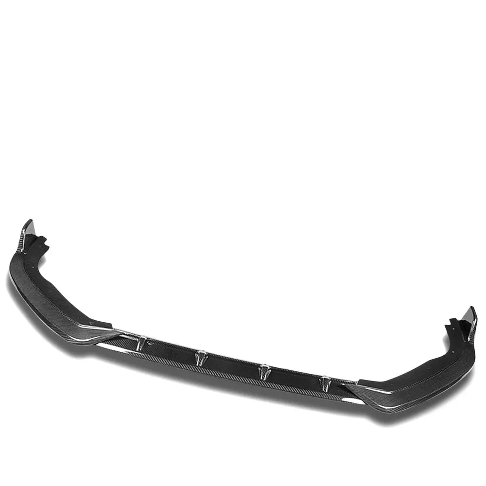 [Real Glossy Carbon Fiber] Front Bumper Lip Guard Spoiler For 18-20 Honda Fit Gk 1