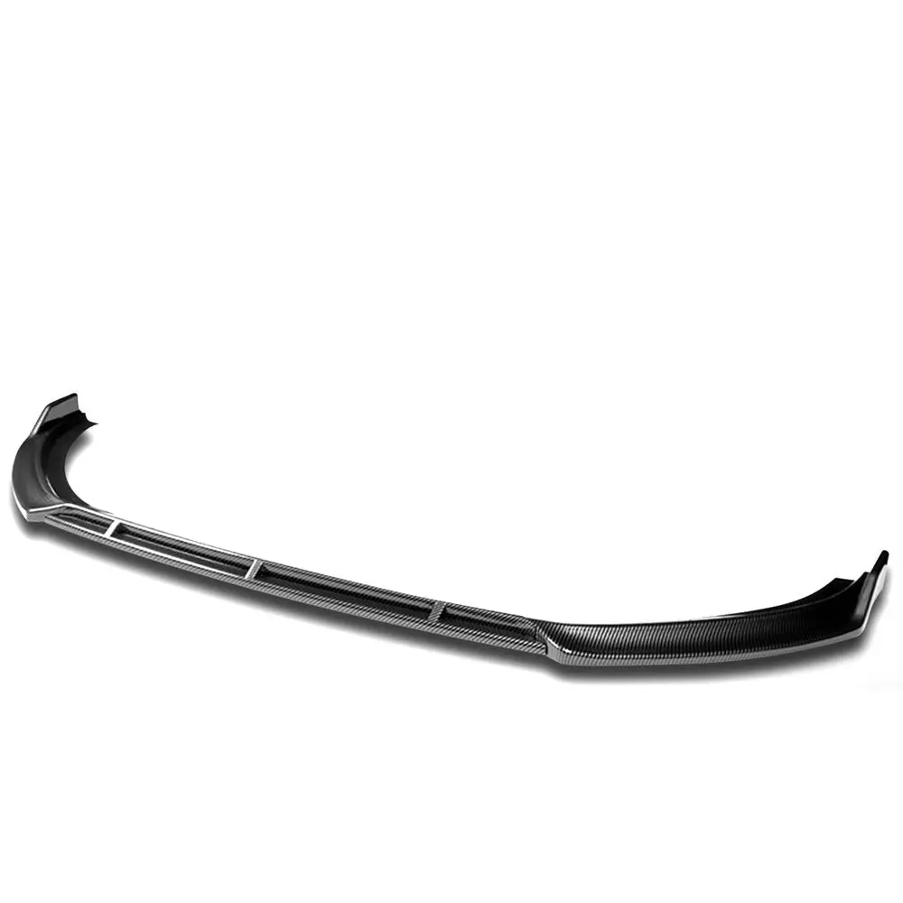 [Carbon Style Look] Front Bumper Lip Guard For 17-20 Audi A3 Base/Premium 8V 1