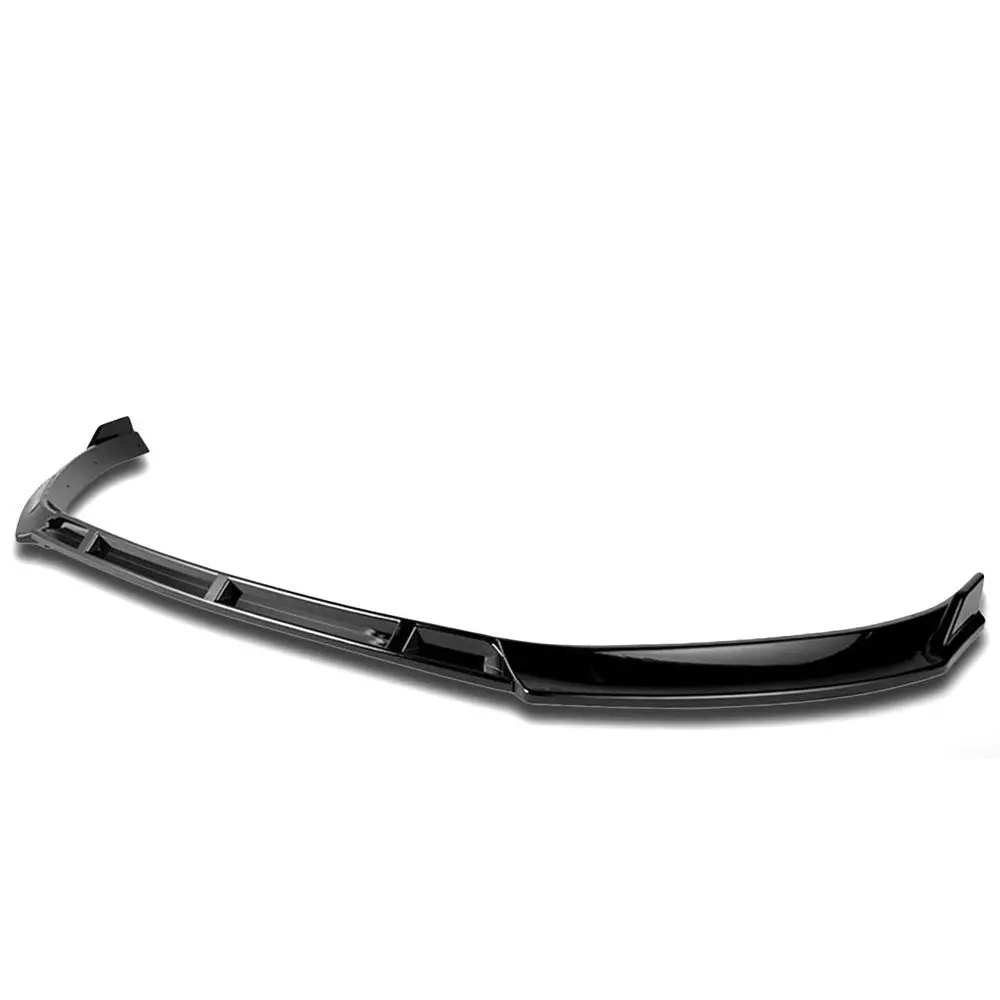 [Painted Gloss Black] Front Bumper Lip Chin Guard For 14-17 Volkswagen Golf Mk7 1