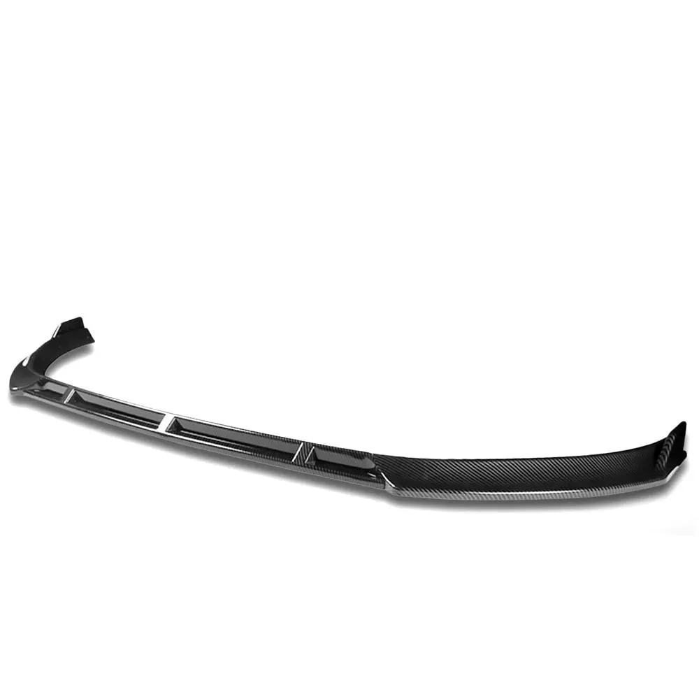 [Carbon Style Look] Front Bumper Lip Chin Guard For 14-17 Volkswagen Golf Mk7 1