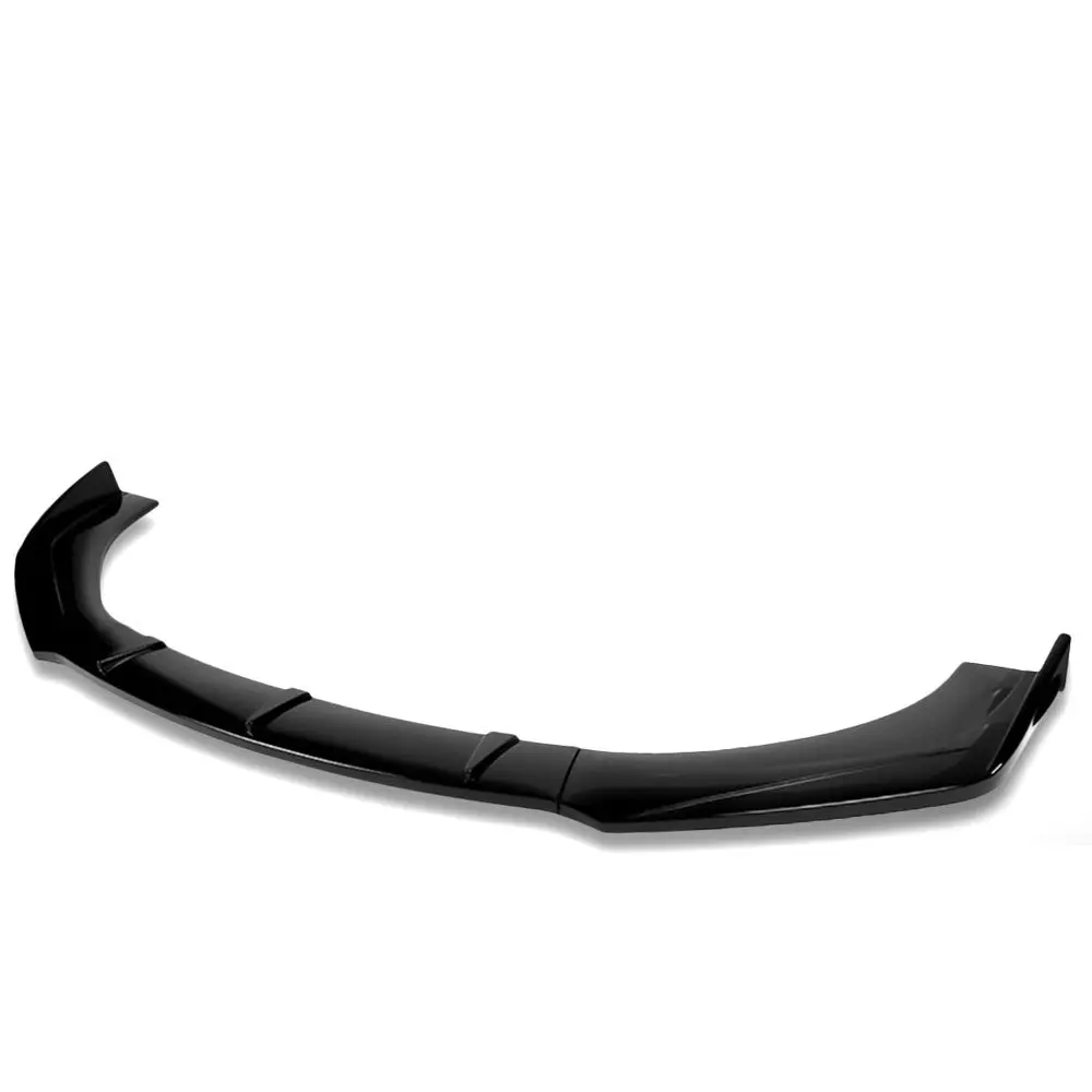 [Painted Gloss Black] Universal Front Bumper Lip Lower Body Kit Guard Splitter 1