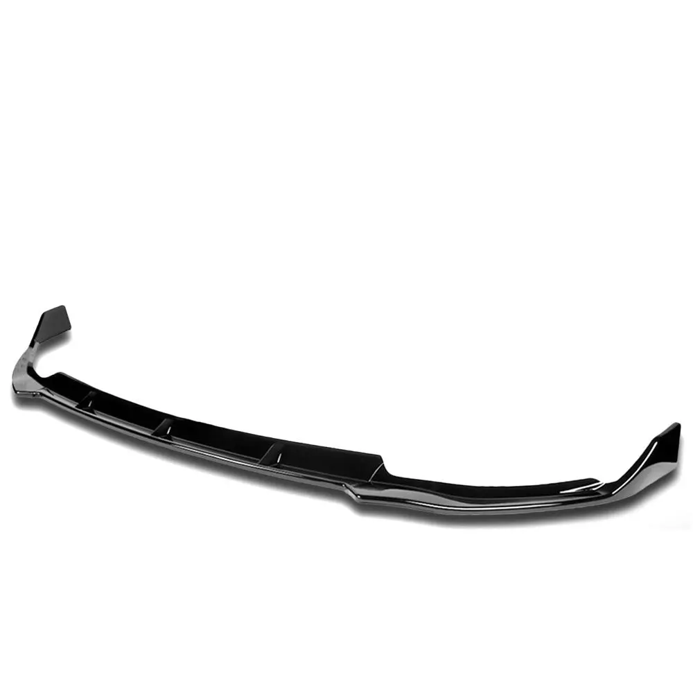 [Painted Gloss Black] Front Bumper Lip Guard Spoiler For 19-20 Benz C-Class W205 1