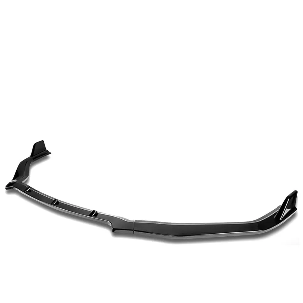 [Painted Gloss Black] Front Bumper Lip Body Kit For 12 Honda Civic 4Dr Sedan 1