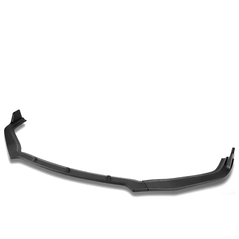 [Matte Black] Front Bumper Lip Chin Guard Body Kit For 12 Honda Civic 4Dr Sedan 1