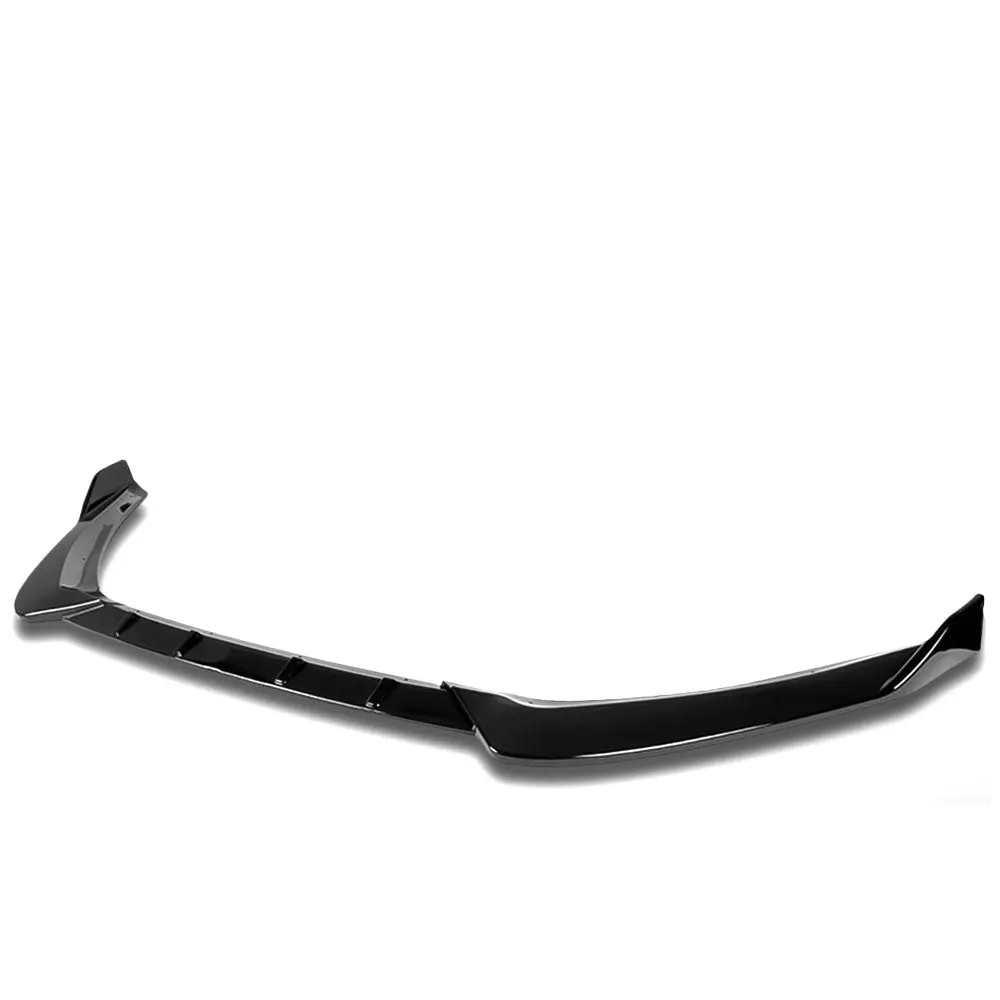 [Painted Gloss Black] Front Bumper Lip Chin Guard Body Kit For 17-18 Ford Fusion 1