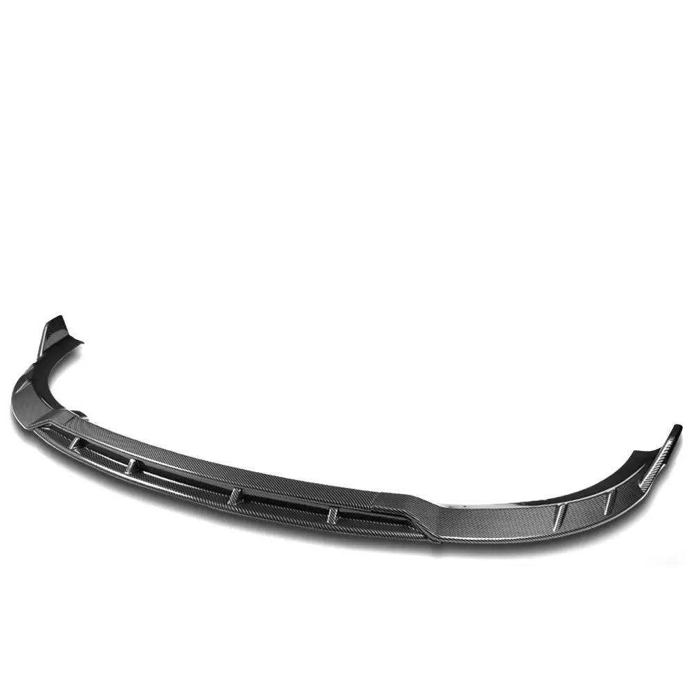 [Carbon Style Look] Front Bumper Lip Guard Body Kit For 15-21 Dodge Charger Ld 1