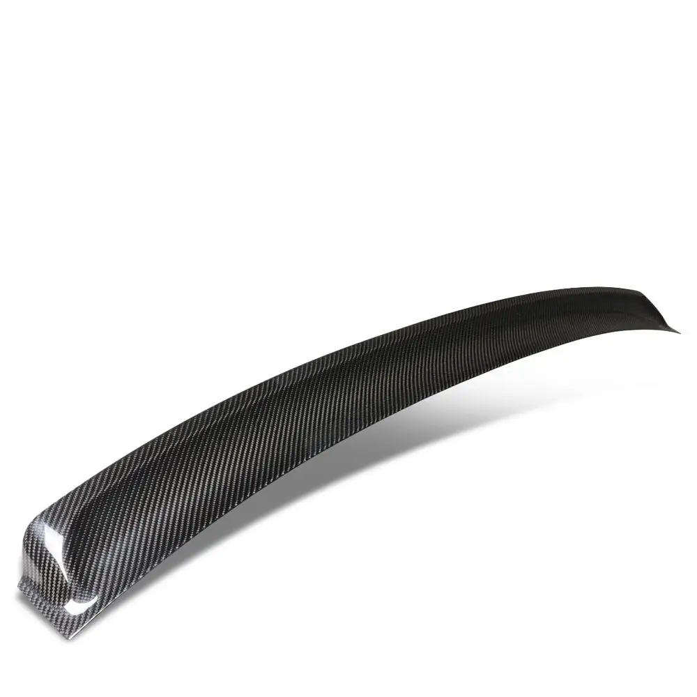 Black Carbon Fiber Rear Window Windshield Spoiler Spoiler For 10-16 Bmw 5-Series F10 Sedan 1