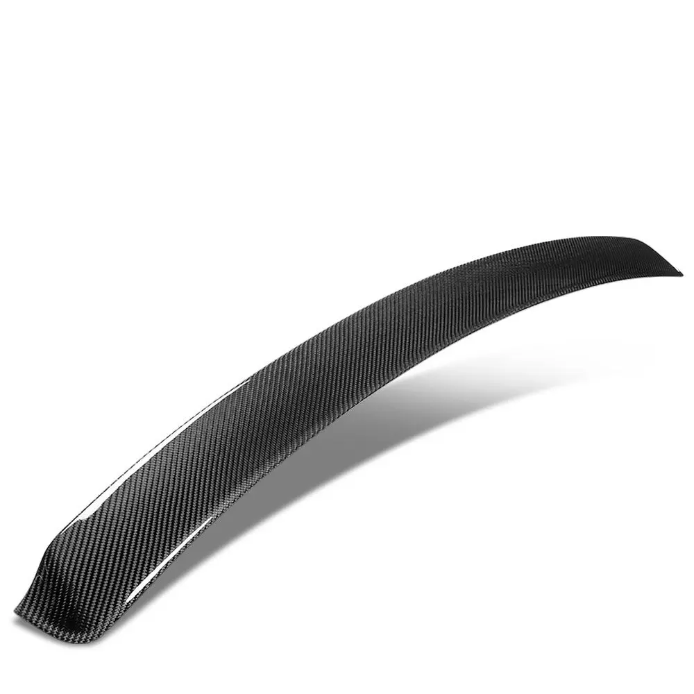 Black Carbon Fiber Rear Window Windshield Spoiler Spoiler For 99-06 Bmw 3-Series E46 Sedan 1