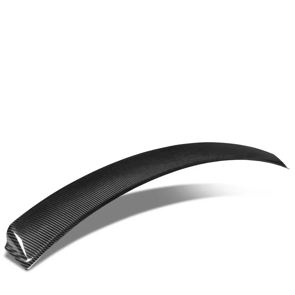 Black Carbon Fiber Rear Window Windshield Spoiler Spoiler For 08-14 Mercedes-Benz C-Class W204 Sedan 1