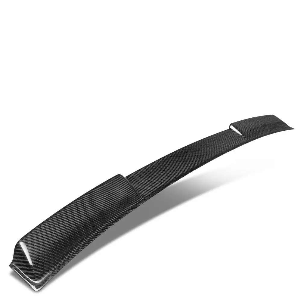 Black Carbon Fiber Rear Window Windshield Spoiler (Stp Style) For 15-20 Acura Tlx (Ub1 Ub2 Ub3 Ub4 1St Gen) 1