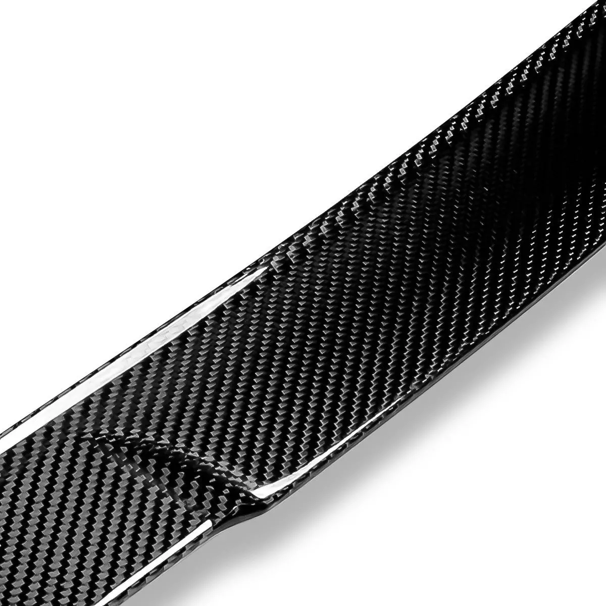 Glossy Black Carbon Fiber Rear Window Windshield Spoiler For 13-17 Honda Accord (Coupe Ct1 Ct2 9Th Gen) 2
