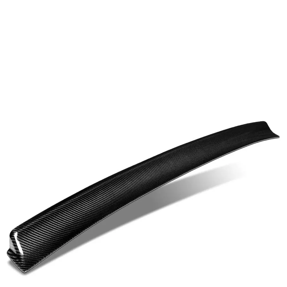Black Carbon Fiber Rear Window Windshield Spoiler (Stp Style) For 16-22 Nissan Maxima (8Th A36) 1