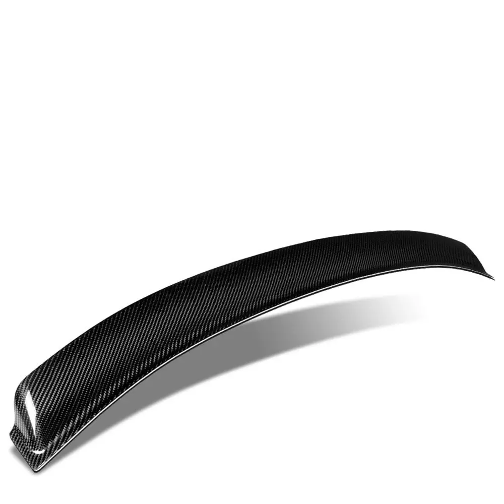 Black Carbon Fiber Rear Window Windshield Spoiler Spoiler For 14-20 Lexus Is-Series Xe30 Sedan 1