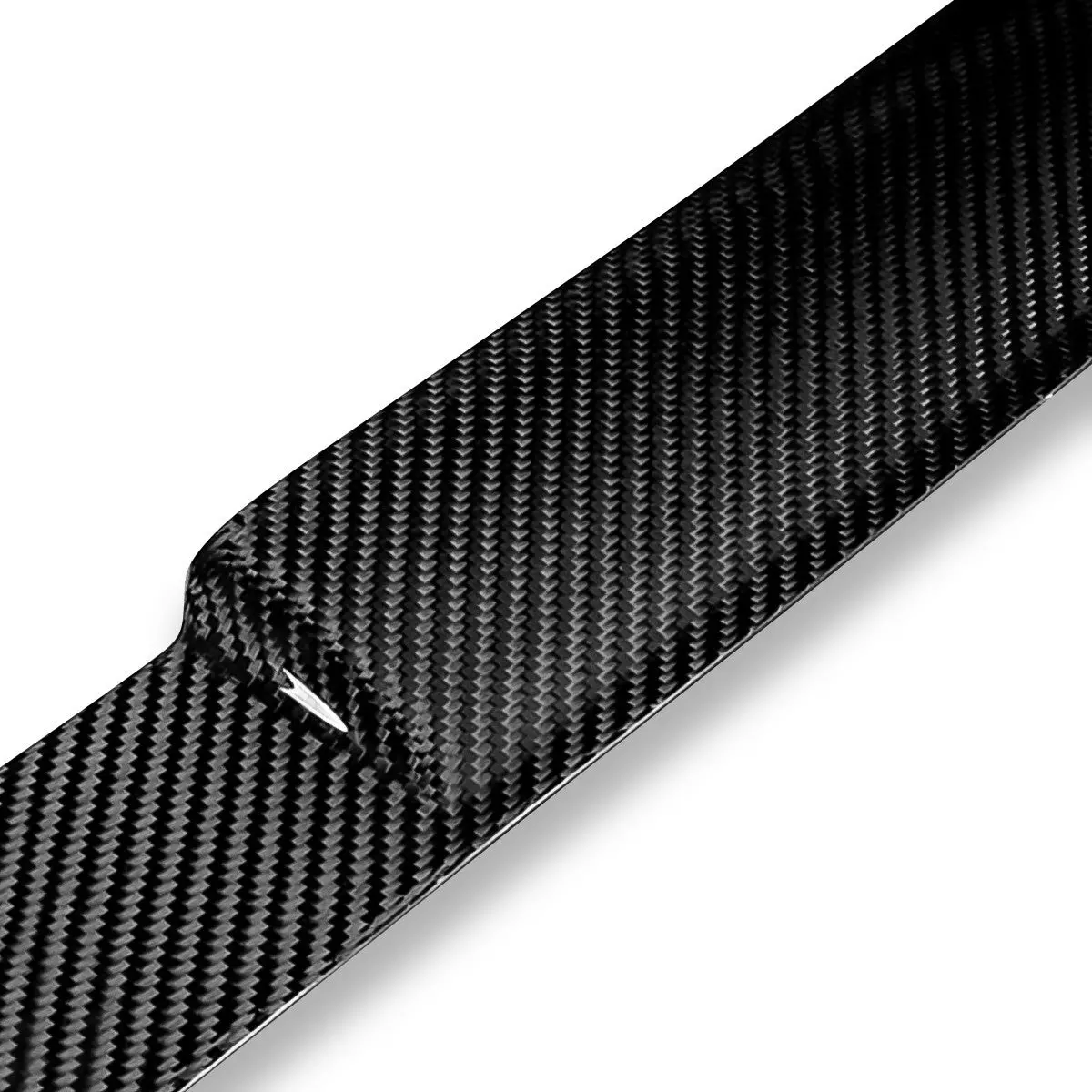Glossy Black Carbon Fiber Rear Window Windshield Spoiler For 08-13 Nissan Altima Coupe (L32) 2