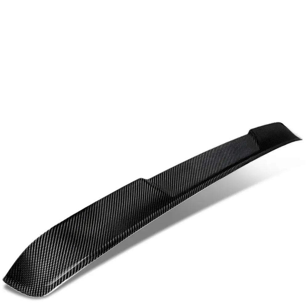 Black Carbon Fiber Rear Window Windshield Spoiler For 17-23 Alfa Romeo Giulia (952) 1