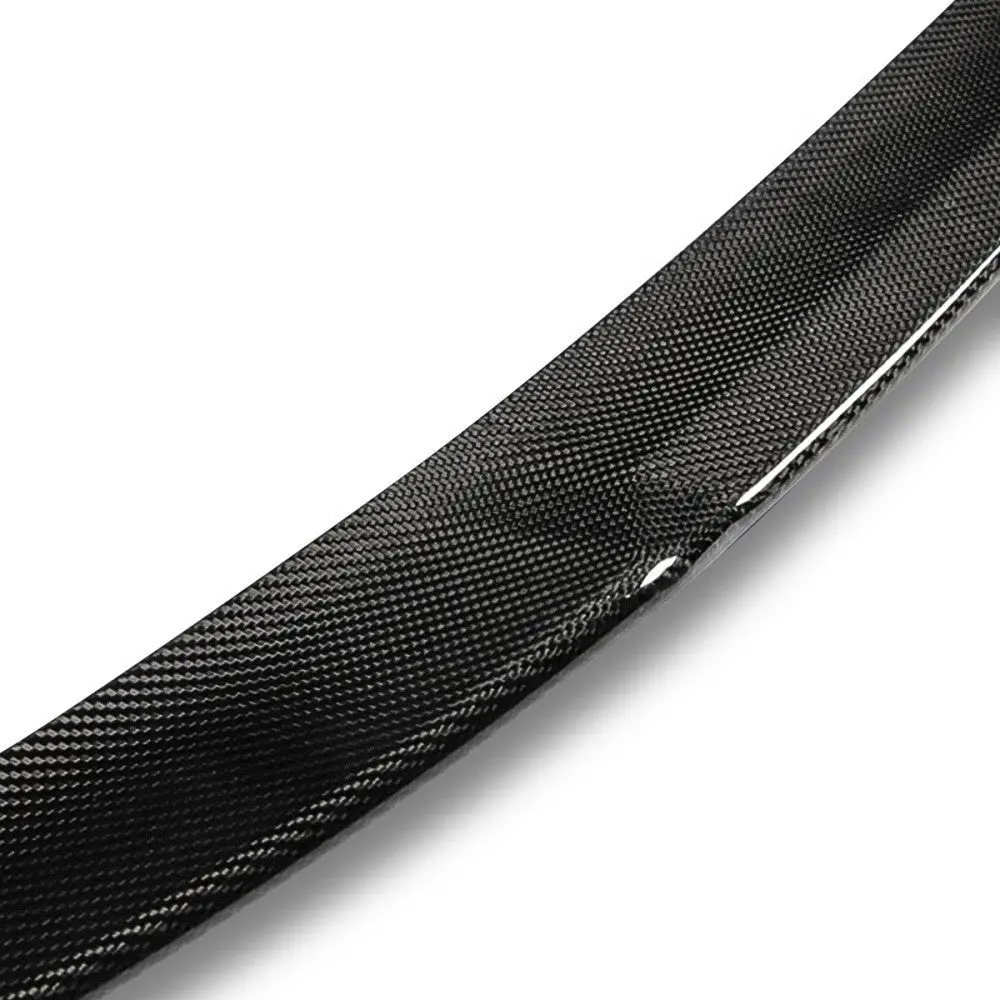 Black Carbon Fiber Rear Trunk Lid Spoiler (M Style) Spoiler For 12-19 Bmw 3-Series F30/M3 F80 Sedan 2