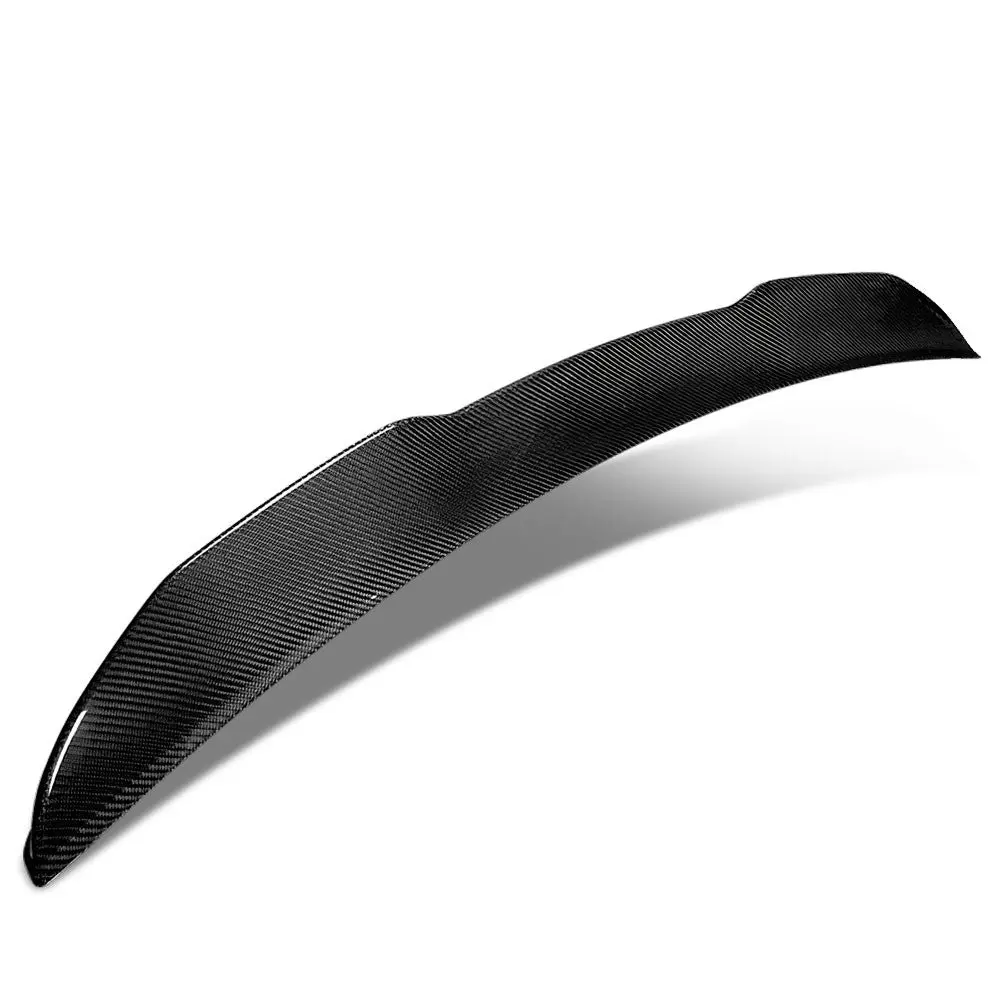 Black Carbon Fiber Rear Trunk Lid Spoiler (Psm Style) Spoiler For 04-10 Bmw 5-Series E60 Sedan 1