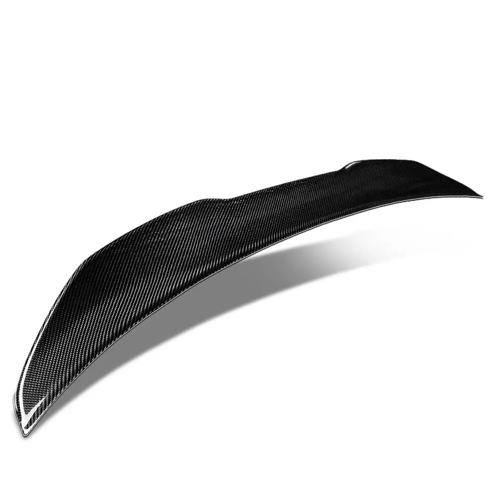 Black Carbon Fiber Rear Trunk Lid Spoiler (Psm Style) Spoiler For 10-16 Bmw 5-Series F10 Sedan 1