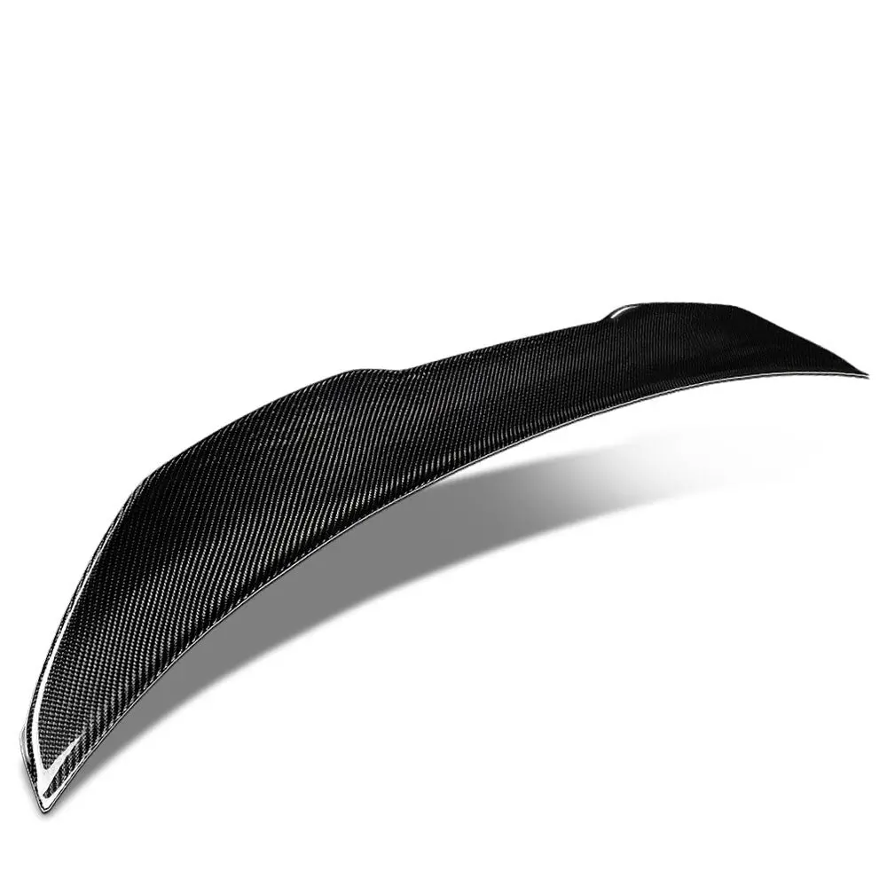 Black Carbon Fiber Rear Trunk Lid Spoiler (Psm Style) Spoiler For 15-20 Bmw M4 F82 Coupe 1