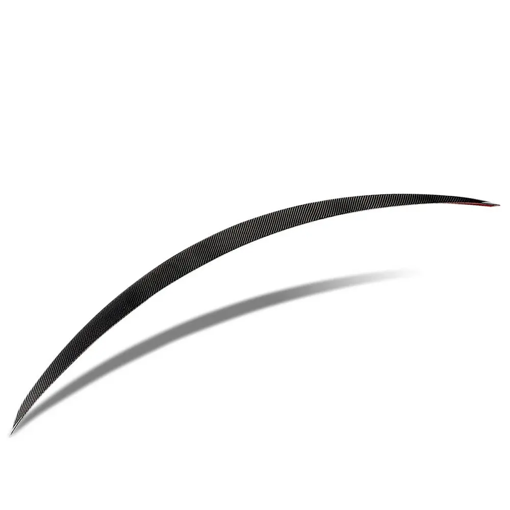 Black Carbon Fiber Rear Trunk Lid Spoiler (Amg Style) Spoiler For 15-21 Mercedes-Benz C-Class W205 Sedan 1