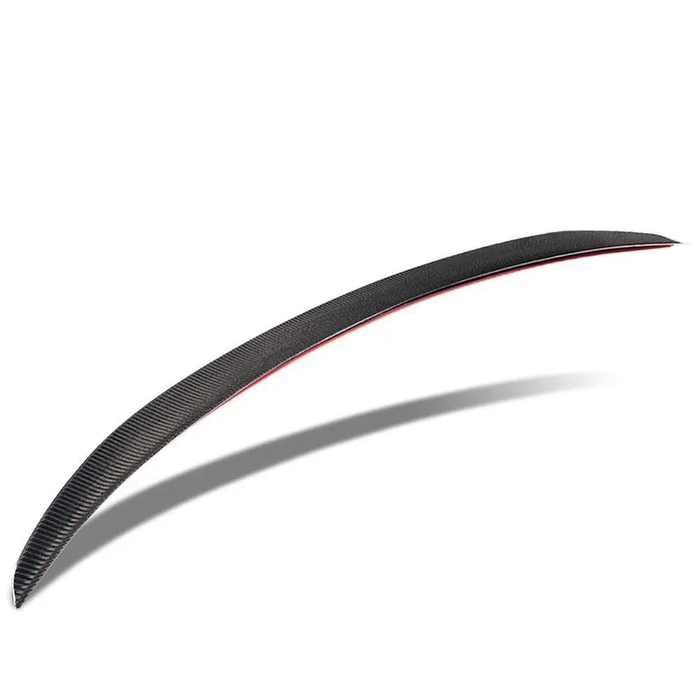 Black Carbon Fiber Rear Trunk Lid Spoiler (Amg Style) Spoiler For 16-21 Mercedes-Benz Glc-Class C253 Coupe 1