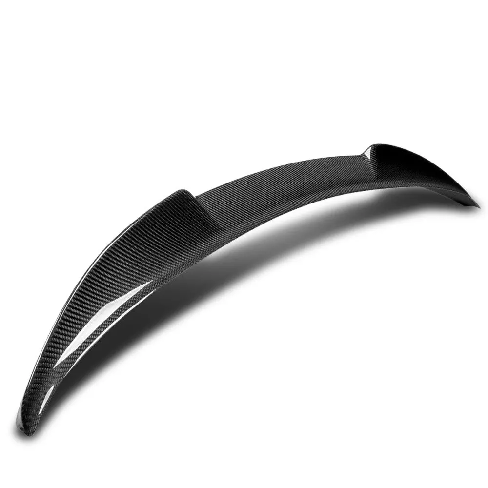 Black Carbon Fiber Rear Trunk Lid Spoiler (V Style) Spoiler For 22+ Honda Civic Fe1 Fe2 Fe4 Sedan 1
