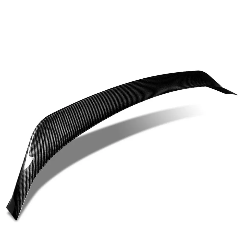Black Carbon Fiber Rear Trunk Lid Spoiler (Ar Style) Spoiler For 14-20 Lexus Is-Series Pre-Facelift Xe30 Sedan 1