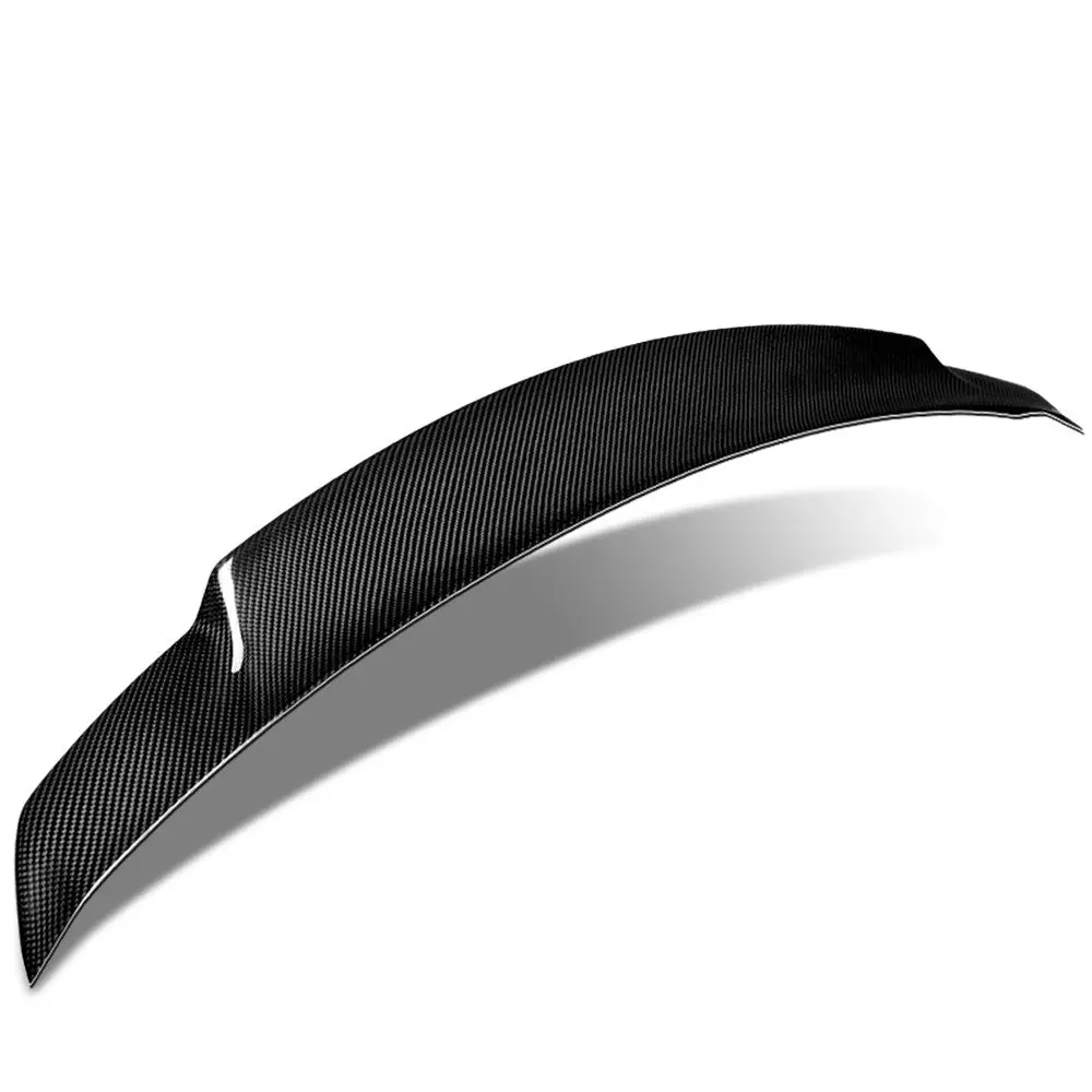 Black Carbon Fiber Rear Trunk Lid Spoiler (Stp Style) Spoiler For 09-13 Infiniti G-Series V36 Sedan 1