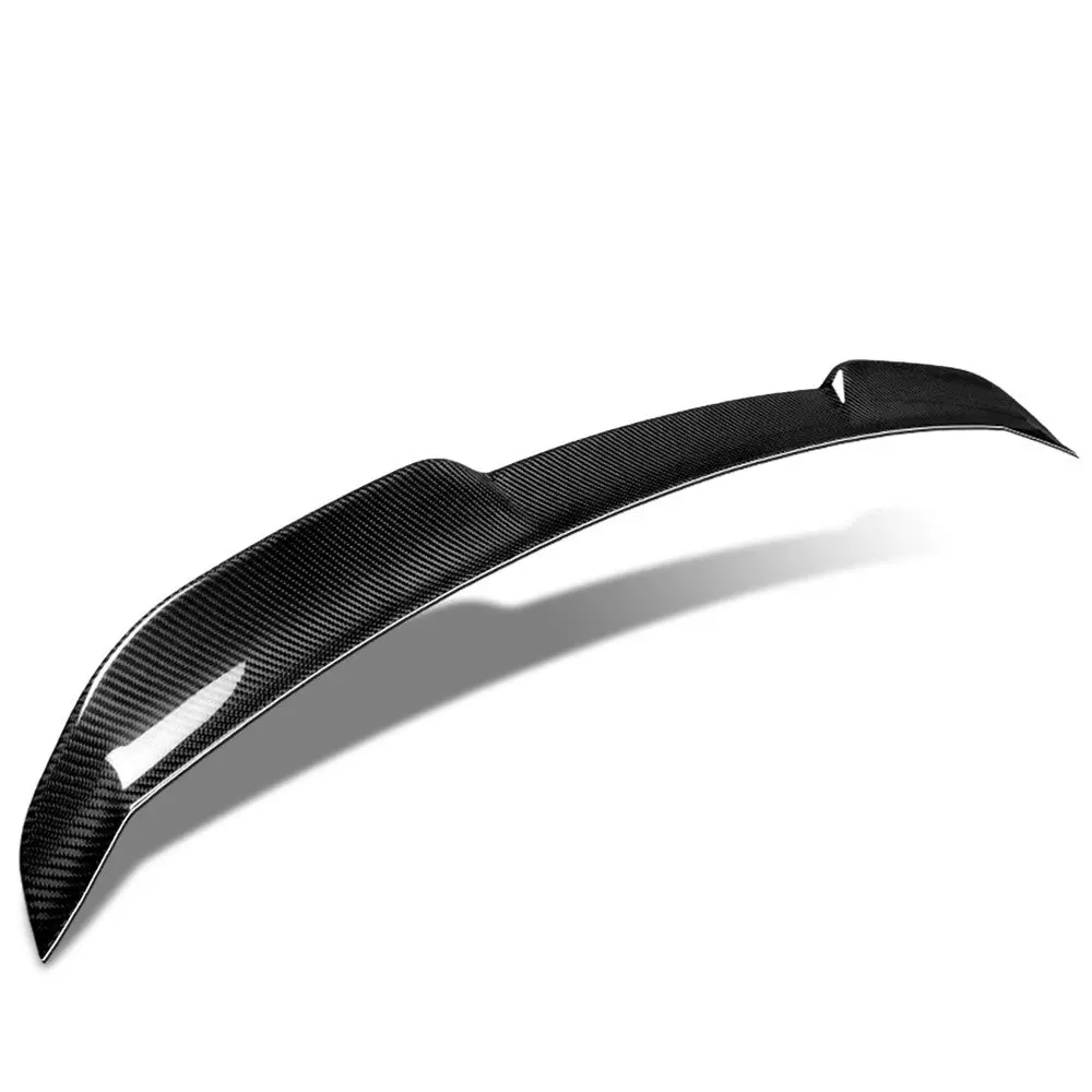 Black Carbon Fiber Rear Trunk Lid Spoiler (V Style) For 16-23 Nissan Maxima (Sedan A36) 1