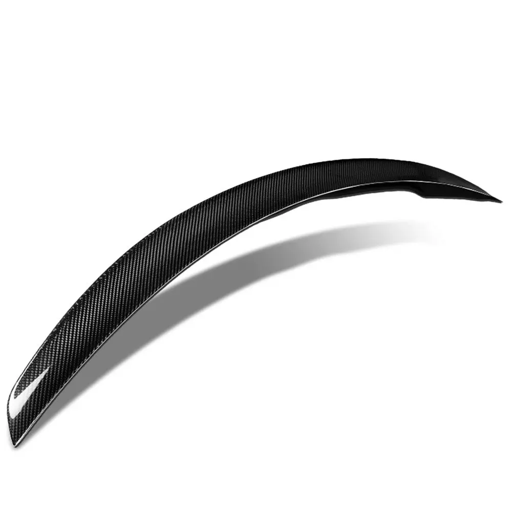 Black Carbon Fiber Rear Trunk Lid Spoiler (Stp Style) For 14+ Infiniti Q50 (Sedan V37) 1