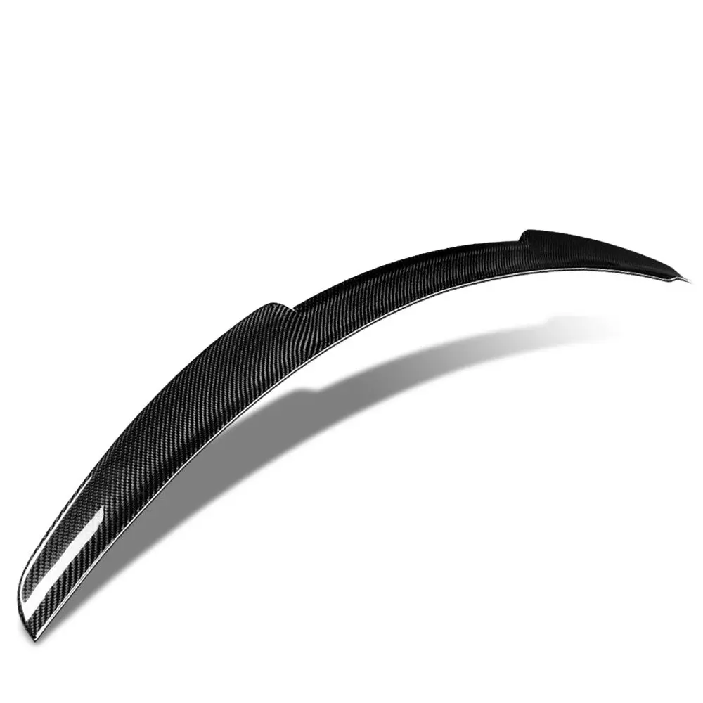 Black Carbon Fiber Rear Trunk Lid Spoiler (V Style) For 16-18 Nissan Altima Facelift (Sedan A36) 1