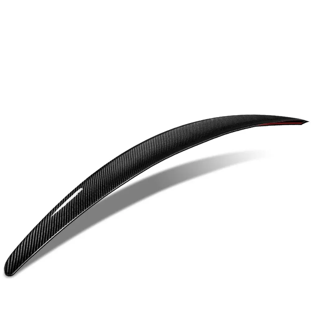 Black Carbon Fiber Rear Trunk Lid Spoiler Stp Style For 16-25 Mazda Mx-5 Miata Nd 1