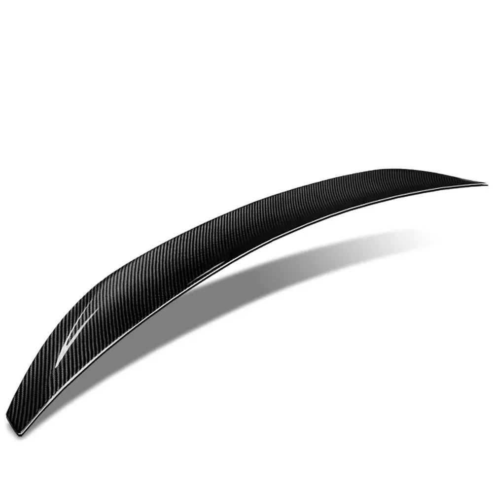Black Carbon Fiber Rear Trunk Lid Spoiler (V Style) For 06-15 Mazda Mx-5 Miata (Nc) 1