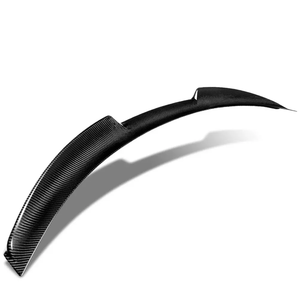 Black Carbon Fiber Rear Trunk Lid Spoiler (Quadrifoglio Style) For 17+ Alfa Romeo Giulia (952) 1