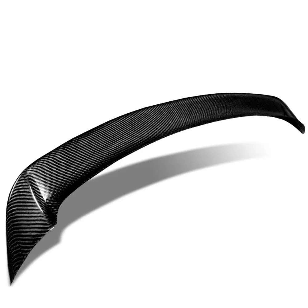 Black Carbon Fiber Rear Window Windshield Spoiler For 10-13 Volkswagen Gti (Hatchback Mk6 5K) 1