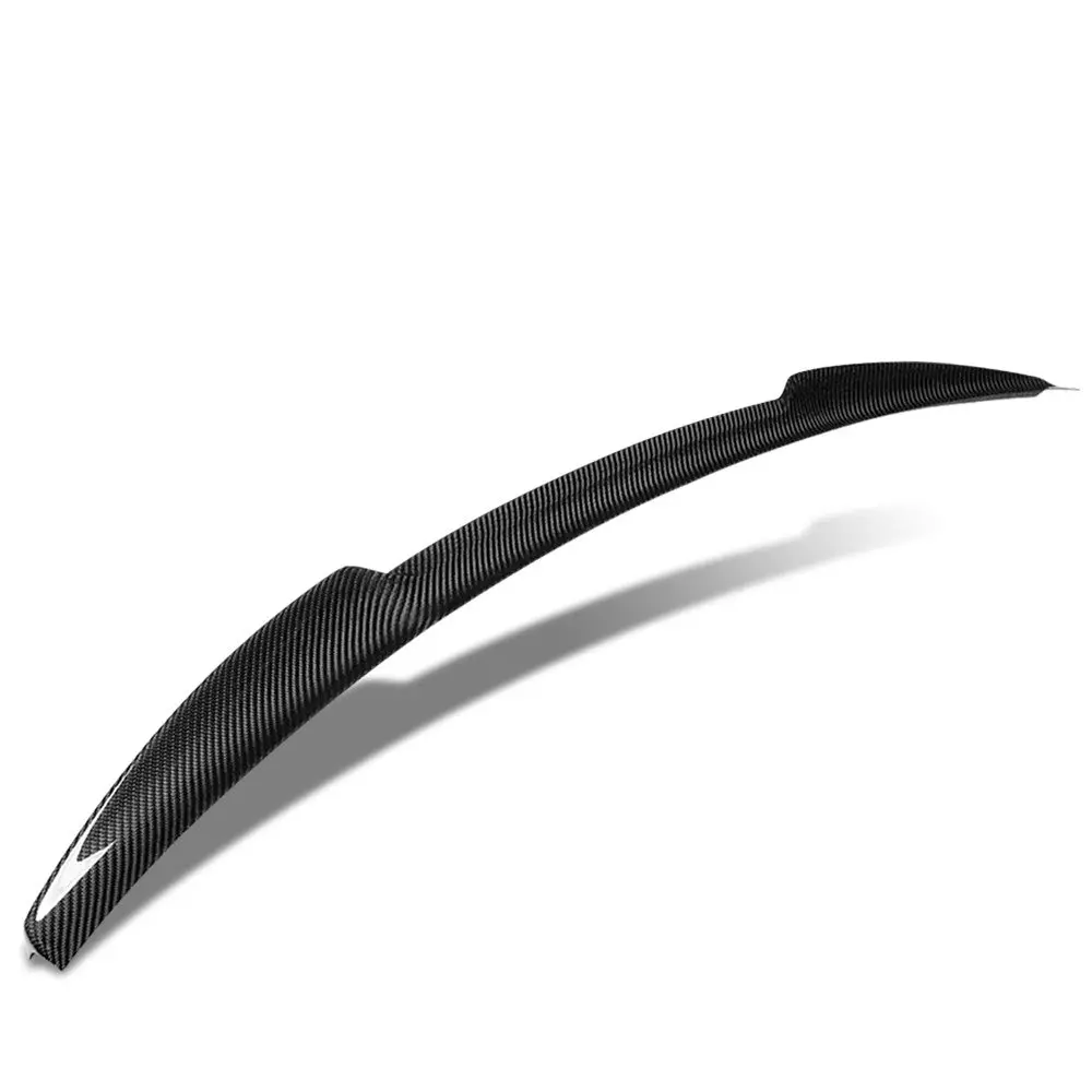 Black Carbon Fiber Rear Trunk Lid Spoiler (V Style) For 12-19 Volkswagen Passat (A32/A33 North America Nms) 1