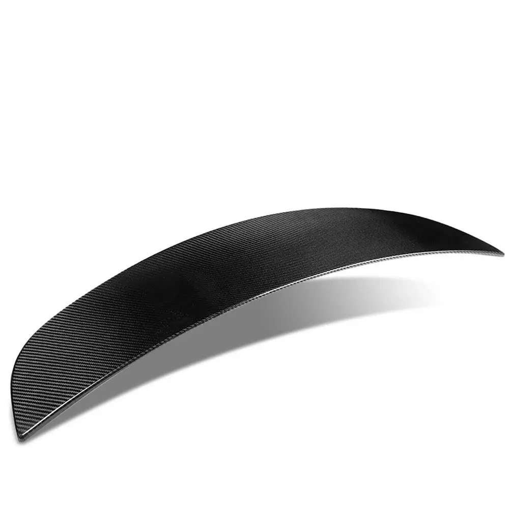Black Carbon Fiber Rear Trunk Lid Spoiler (Oe Style) For 16-22 Tesla Model X 1