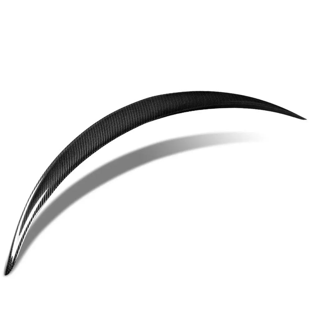Black Carbon Fiber Rear Trunk Lid Spoiler (Oe Style) For 20+ Tesla Model Y 1