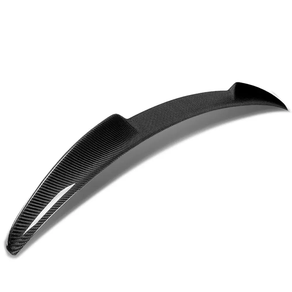 Black Carbon Fiber Rear Trunk Lid Spoiler (V Style) For 21+ Kia K5 (Dl3) 1