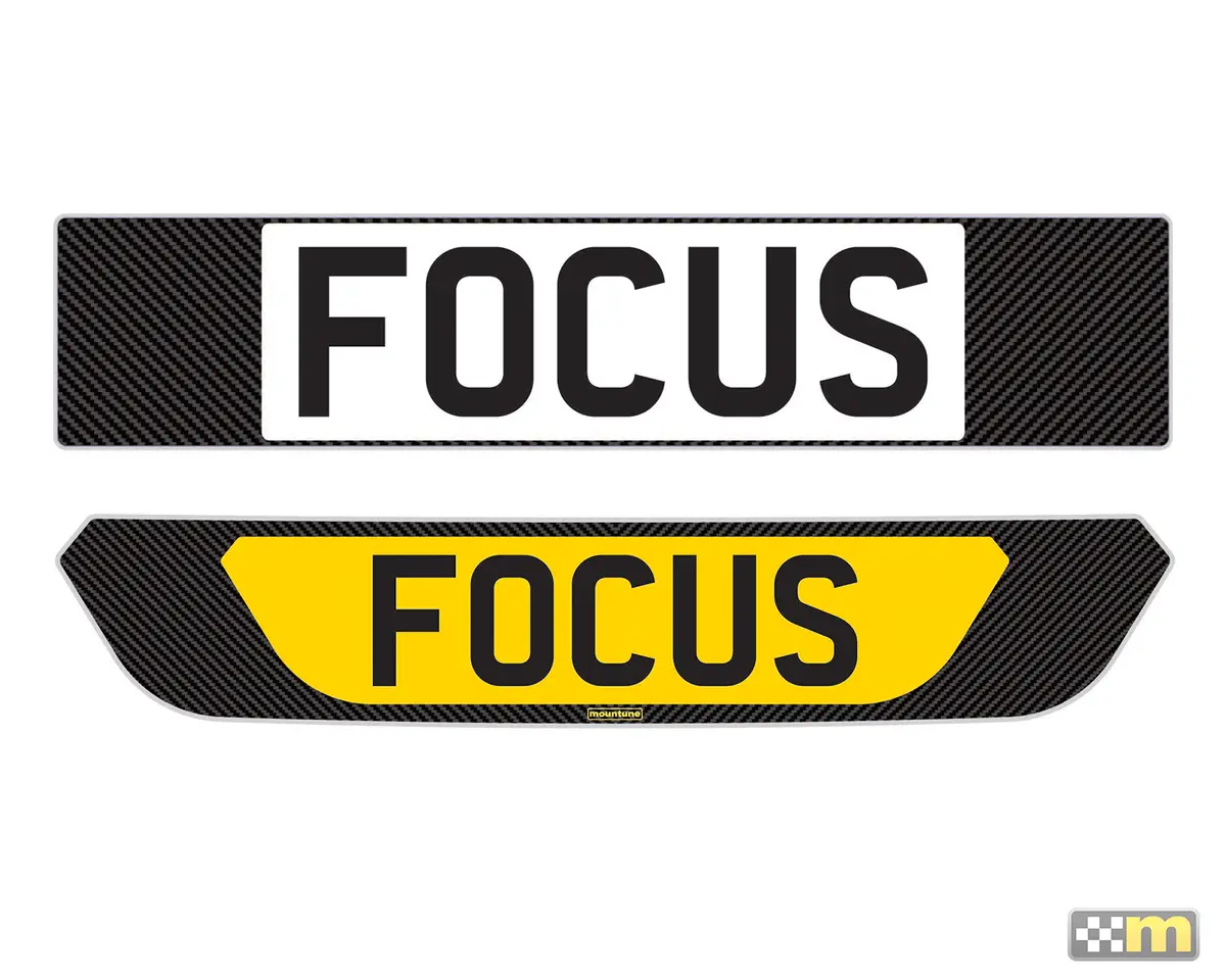 Bespoke Number Plates [Mk2 Focus Rs/St] 1
