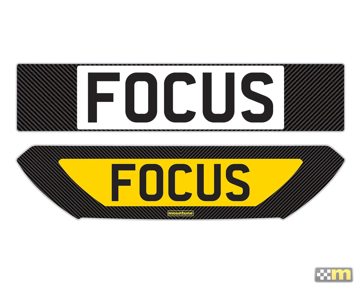 Bespoke Number Plates [Mk3 Focus St] 1