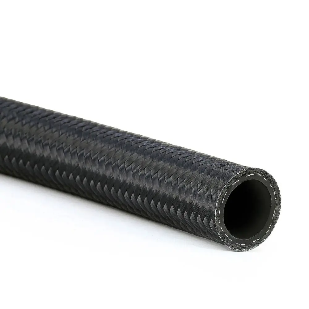 Hps 250 Series Black 500Psi Nylon Stainless Steel Braided Hose, An -12, 10 Feet 1