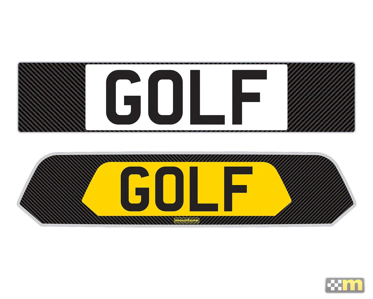 Bespoke Number Plates [Golf Mk7/Mk7.5] 1