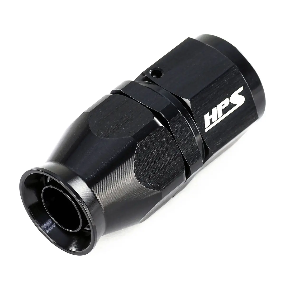 Hps Compression Teflon Hose End To An Female For Stainless Steel Reinforced Ptfe Hose, Straight, An -4, Black Aluminum 1